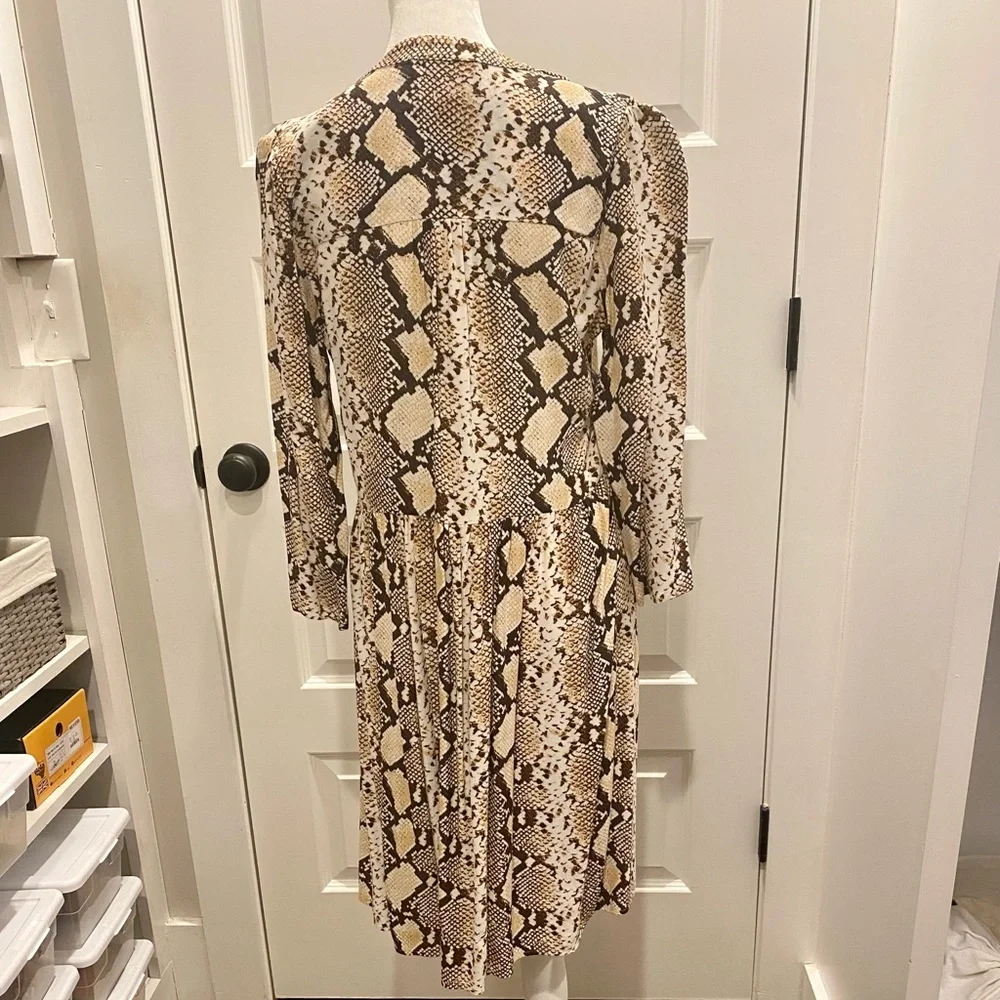 Maeve Snakeprint Skater Dress - Picture 3 of 3